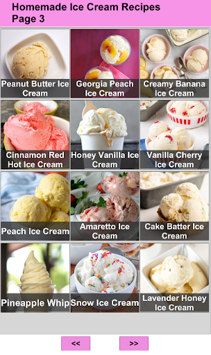 Homemade Ice Cream Recipes Screen 2