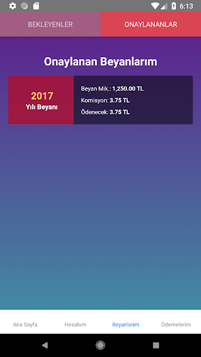 Android application TODAB screenshort