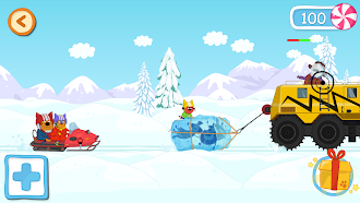 Game screenshot Три кота. Зимние каникулы apk download