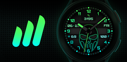 NW Neon Skelet Watch Face