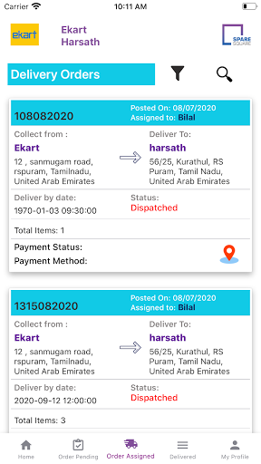 SS Logistics Screen 3