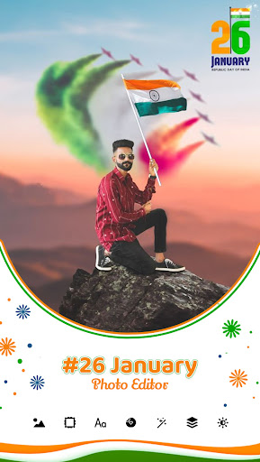 Android application Republic Day Photo Editor screenshort