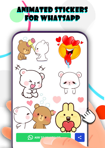 Animated stickers for whatsapp 2021 Moving sticker