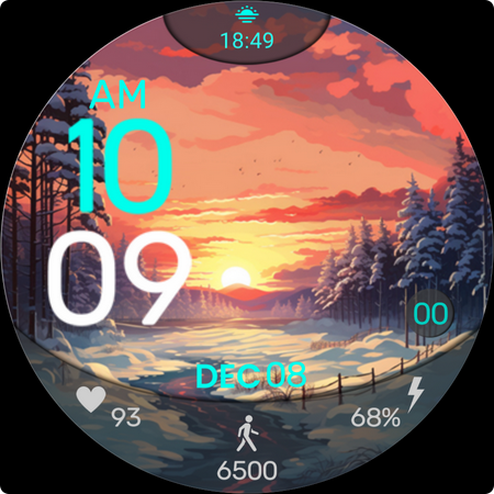 ART013 Winter Sunset screenshot 29