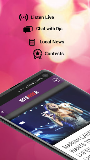 Screenshot of 107-3 KISS-FM (KISX)