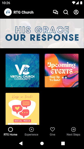 Android application RTG Church screenshort