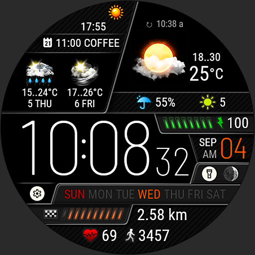 Weather watch face W6.5 Logo