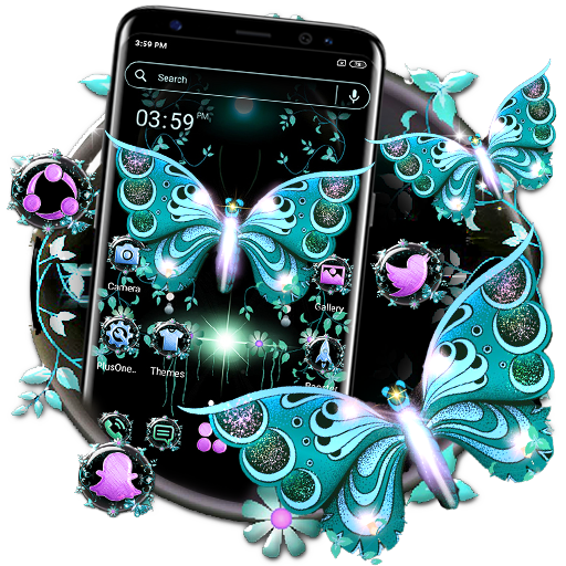Butterfly Glitter Themes logo