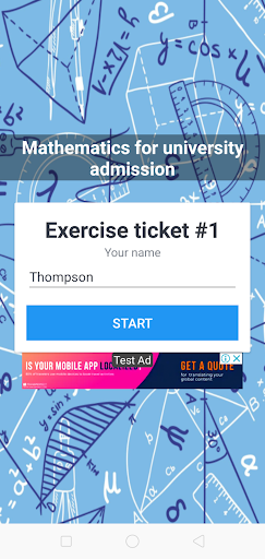Math for university admission Screen 3