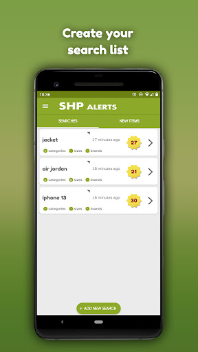 Android application Shp Alerts screenshort