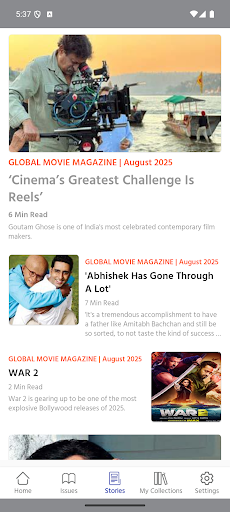GLOBAL MOVIE MAGAZINE Screenshot 3 - AppWisp.com