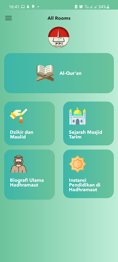Android application Pelajar Hadhramaut screenshort