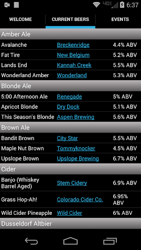 Colorado Keg House Screen 2