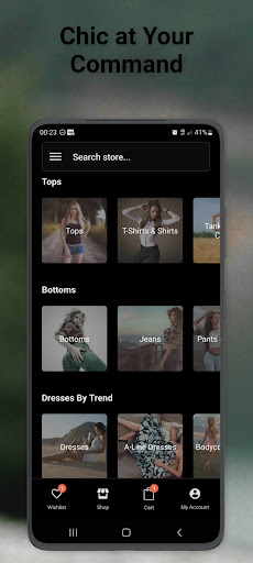Android application QH Clothing | Beauty screenshort