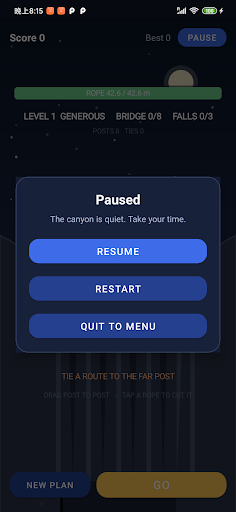 Rope Bridge Builder screenshot