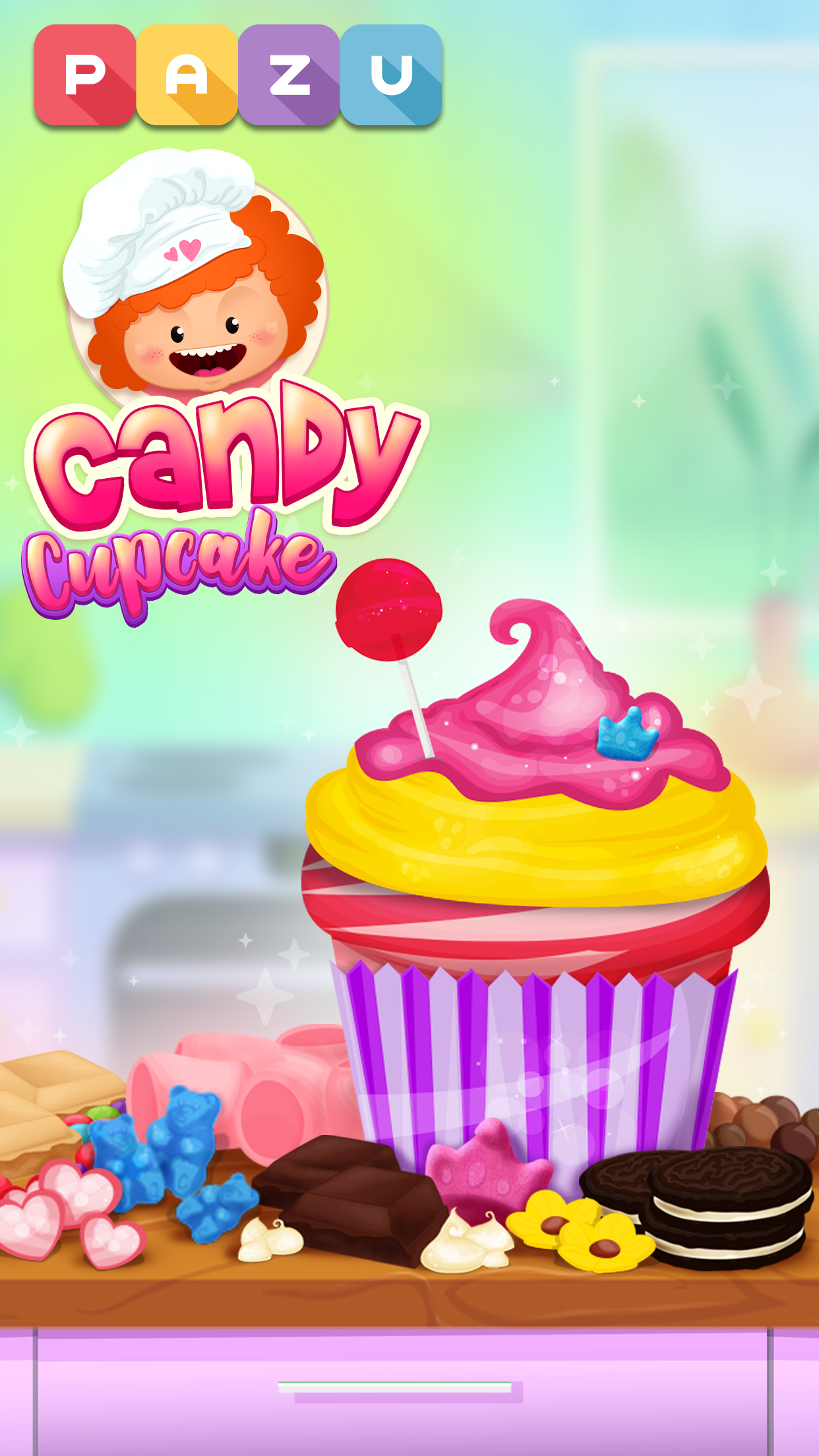 Android application Cupcakes cooking and baking games for kids screenshort