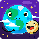 Astronomie Spiel für Kinder