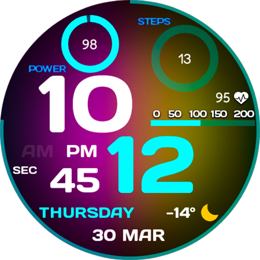 Digital Sport Color Watchface