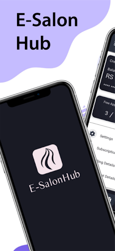 Android application E-SalonHub screenshort