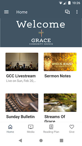 Android application Grace in Marietta screenshort