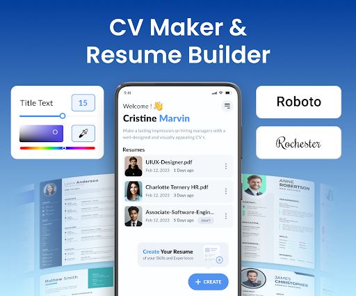 Screenshot of Resume Builder - CV Maker App