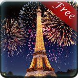 Eiffel Tower Fireworks LWP icon