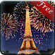 Eiffel Tower Fireworks LWP