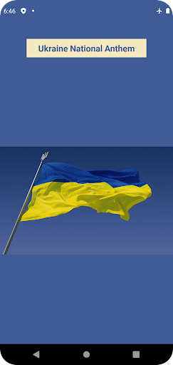 Android application Ukraine National Anthem screenshort