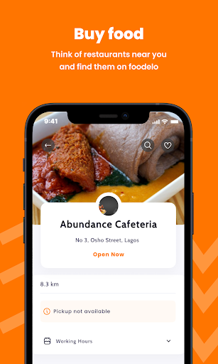 Android application Foodelo: Food Delivery screenshort