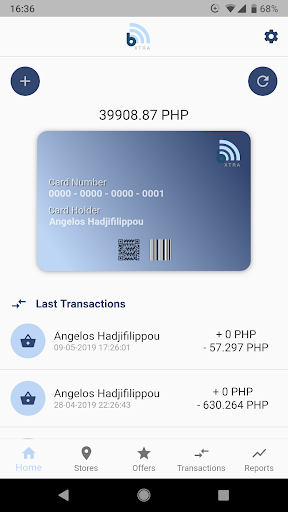 Android application BeepXtra Client App screenshort