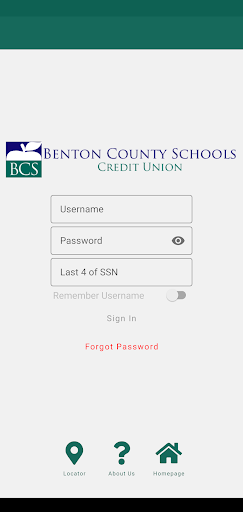 Android application BCSCU APELTeller Mobile screenshort