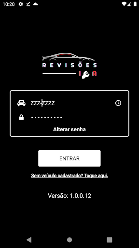 Android application ICA Revisões screenshort