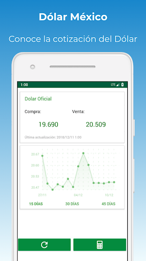 Android application Dolar Mexico screenshort