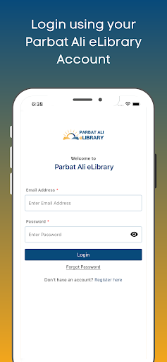 Android application Parbat Ali eLibrary screenshort