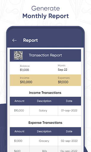 Home Expense Tracker Screen 3