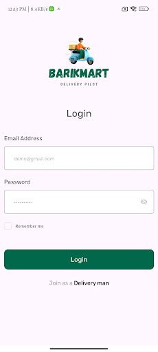 Barikmart Delivery Pilot