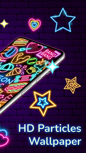 Neon Live Wallpaper Glitzy Screenshot 4 - AppWisp.com