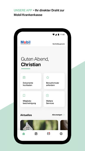 Android application MOBIL ME by Mobil Krankenkasse screenshort