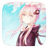 Sakura Girl Theme icon