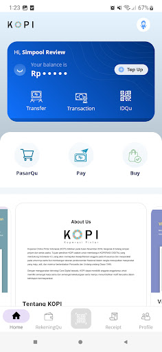 Koperasi Kopi Screen 2
