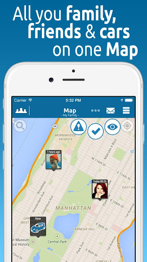 Android application KinKin - Family Locator screenshort
