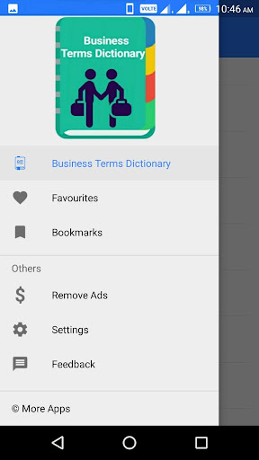 Android application Business Terms Dictionary screenshort