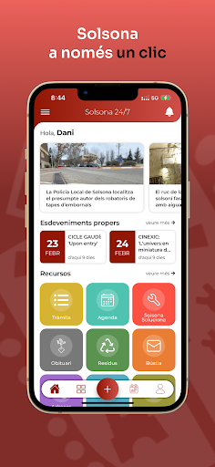 Android application Solsona 24/7 screenshort