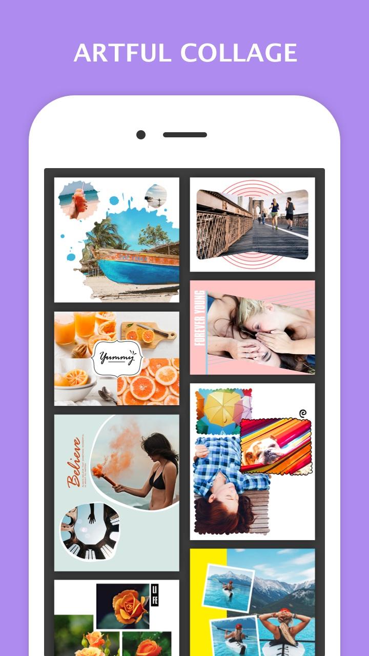 Android application Mixoo Collage - Photo Frame Layout & Pic Grid screenshort