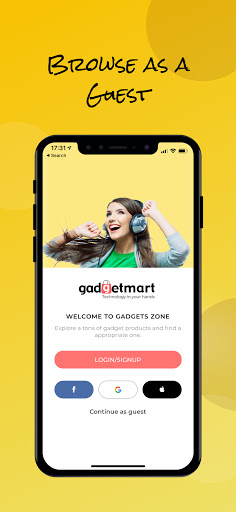 Android application GadgetMart screenshort