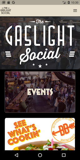 Android application The Gaslight Social screenshort