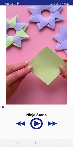 Make Origami Paper Ninja Star Screen 3