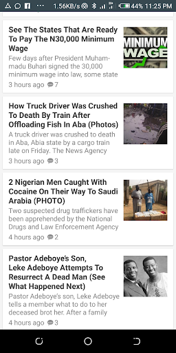 Pulse News App Screen 2