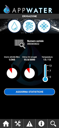 Android application appWater screenshort