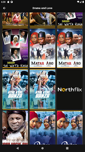 Android application Northflix screenshort